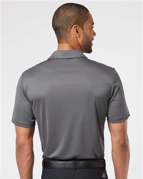 Grey Five/ Black 3-Stripes Chest Polo - A324