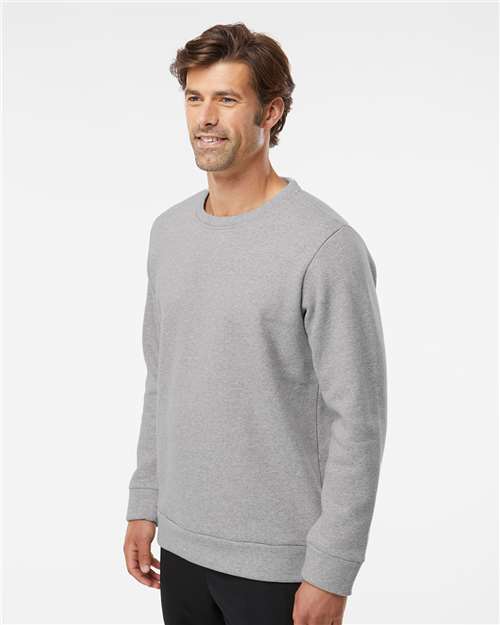 Grey Heather Fleece Crewneck Sweatshirt - A434