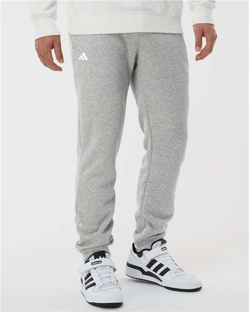 Grey Heather Fleece Joggers - A436