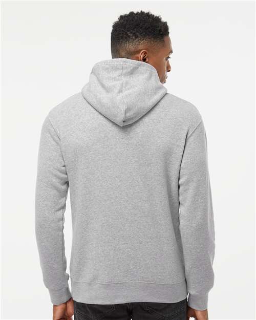 Grey Heather Gaiter Fleece Hooded Sweatshirt - 8879