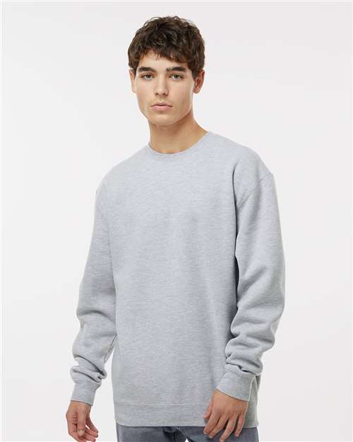 Grey Heather Heavyweight Crewneck Sweatshirt - IND3000