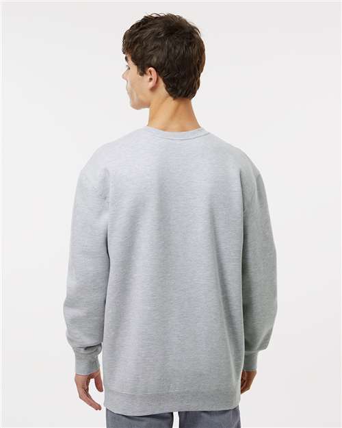 Grey Heather Heavyweight Crewneck Sweatshirt - IND3000