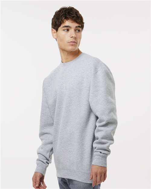 Grey Heather Heavyweight Crewneck Sweatshirt - IND3000