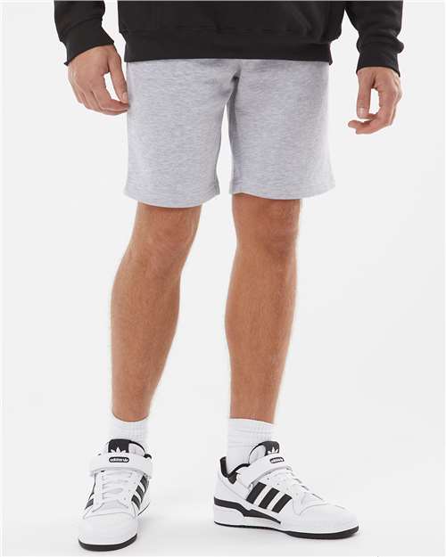 Grey Heather Midweight Fleece Shorts - IND20SRT