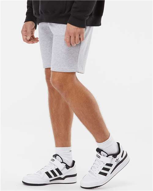 Grey Heather Midweight Fleece Shorts - IND20SRT