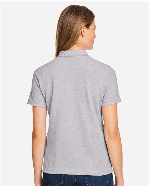 Grey Heather Women's Cotton Polo - M200W