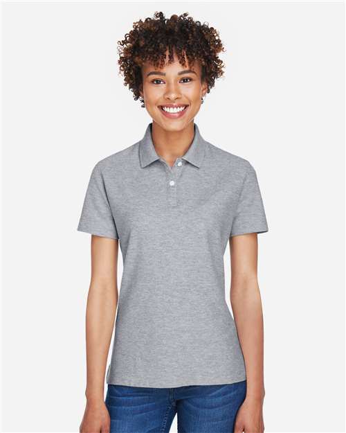 Grey Heather Women's DRYTEC20™ Performance Polo - DG150W