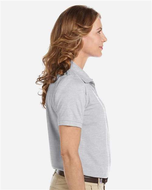Grey Heather Women's Easy Blend Polo - M265W