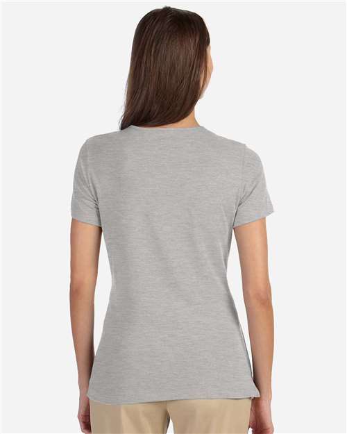 Grey Heather Women's Perfect Fit™ Shell T-Shirt - DP182W