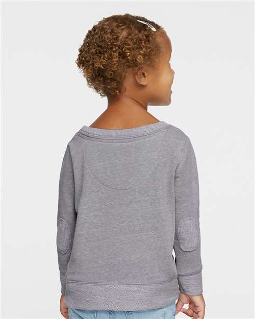 Grey Melange Toddler Harborside Mélange French Terry Crew - 3379
