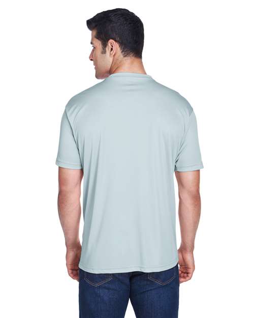 Grey Men's Cool & Dry Sport Performance Interlock T-Shirt - 8420