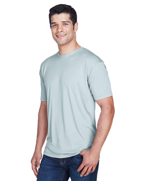 Grey Men's Cool & Dry Sport Performance Interlock T-Shirt - 8420