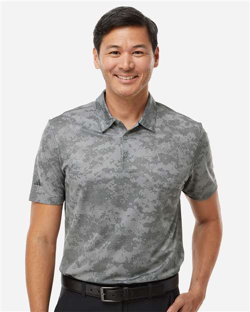 Grey Three Camo Polo - A550
