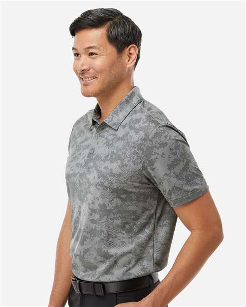 Grey Three Camo Polo - A550