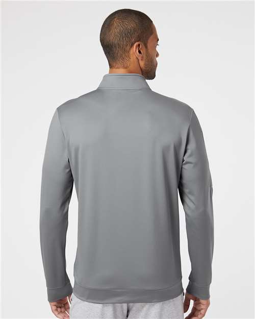 Grey Three Performance Textured Quarter-Zip Pullover - A295