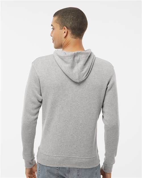 Grey Triblend Triblend Fleece Hooded Sweatshirt - 8871