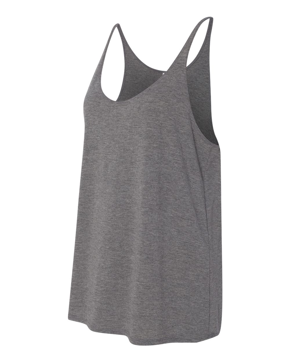 Grey Triblend Women's Slouchy Tank - 8838
