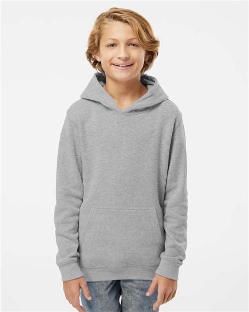 Grey Triblend Youth Triblend Fleece Hooded Sweatshirt - 8880