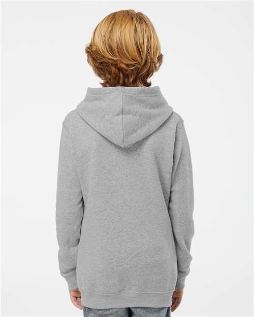 Grey Triblend Youth Triblend Fleece Hooded Sweatshirt - 8880