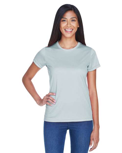 Grey Women's Cool & Dry Sport Performance Interlock T-shirt - 8420L