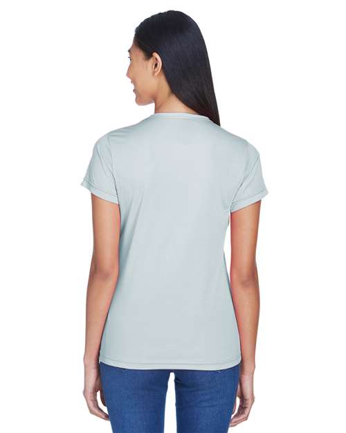 Grey Women's Cool & Dry Sport Performance Interlock T-shirt - 8420L
