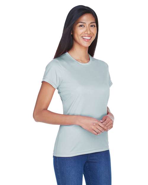 Grey Women's Cool & Dry Sport Performance Interlock T-shirt - 8420L