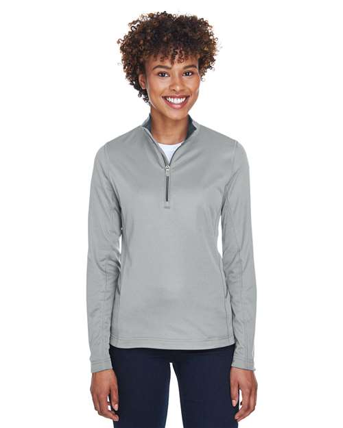 Grey Women's Cool & Dry Sport Quarter-Zip Pullover - 8230L