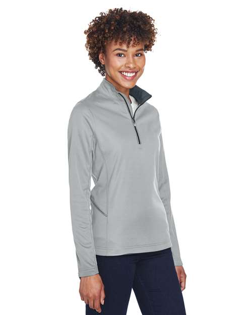 Grey Women's Cool & Dry Sport Quarter-Zip Pullover - 8230L