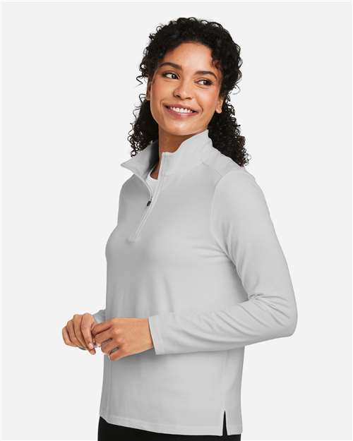 Grey Women's Raleigh Stretch Quarter-Zip Pullover - DG425W