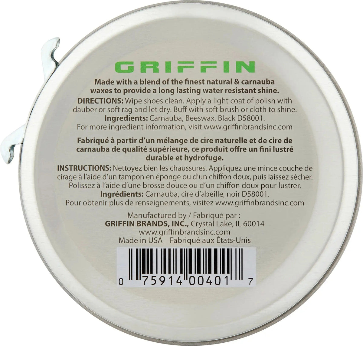 Griffin Shoe Polish – 1.125 Oz.