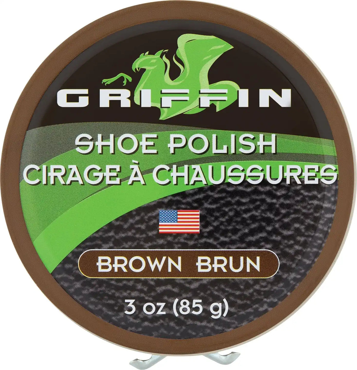 Griffin Shoe Polish – 3 Oz. Brown