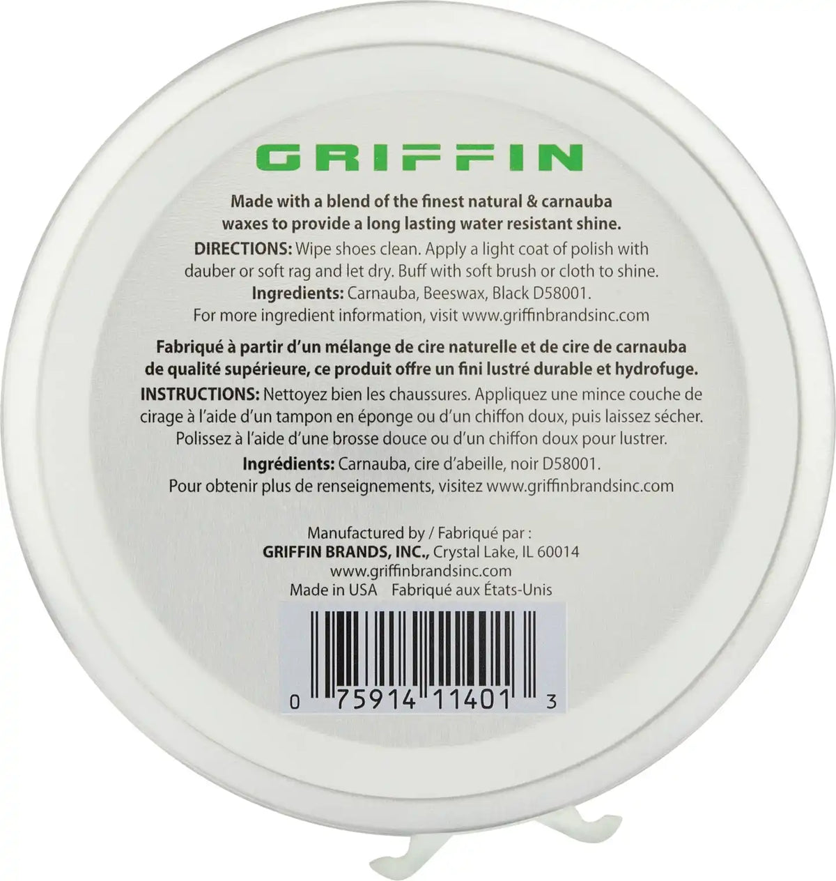 Griffin Shoe Polish – 3 Oz.