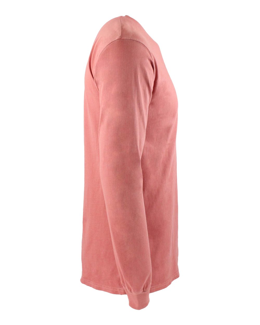 Guava Inspired Dye Long Sleeve Pocket T-Shirt - 7451