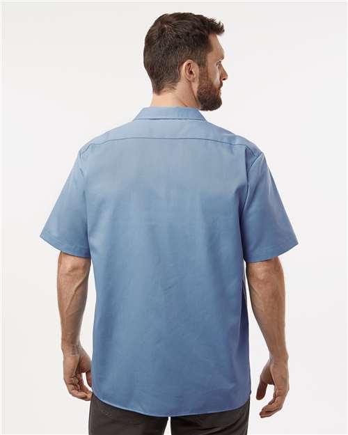 Gulf Blue Short Sleeve Work Shirt - 2574