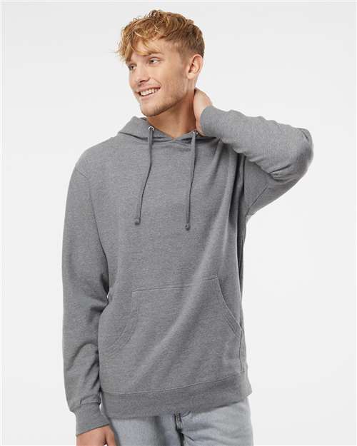 Gunmetal Heather Midweight Hooded Sweatshirt - SS4500