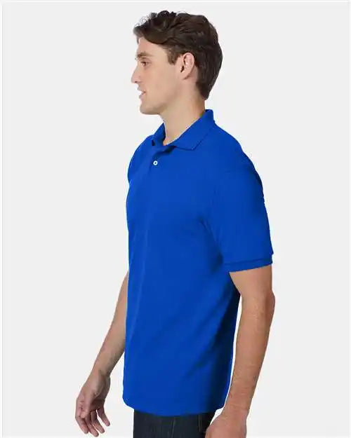 Hanes 054x Ecosmart® Jersey Polo - Deep Royal
