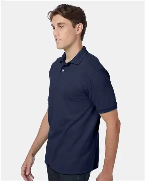 Hanes 054x Ecosmart® Jersey Polo - Navy
