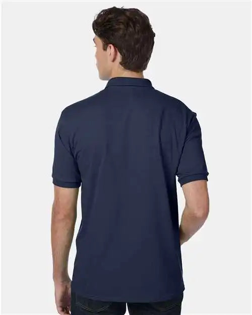 Hanes 054x Ecosmart® Jersey Polo - Navy