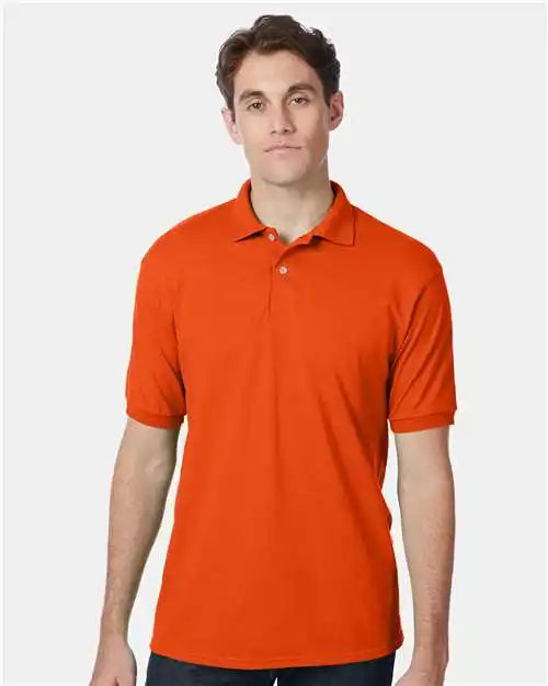 Hanes 054x Ecosmart® Jersey Polo - Orange