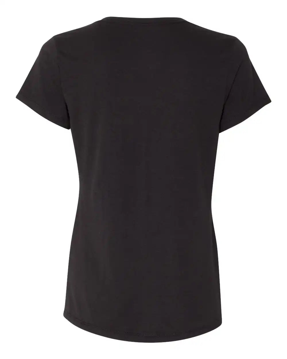 Hanes 42vt Perfect-t Women’s Triblend V-neck T-shirt - Black