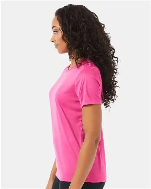 Hanes 4830 Cool Dri® Women’s Performance T-shirt - Wow Pink