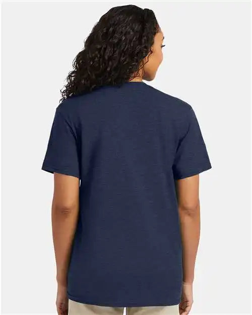 Hanes 4980 Perfect-t T-shirt - Heather Navy