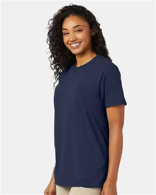 Hanes 4980 Perfect-t T-shirt - Heather Navy