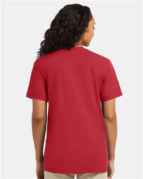Hanes 4980 Perfect-t T-shirt - Heather Red