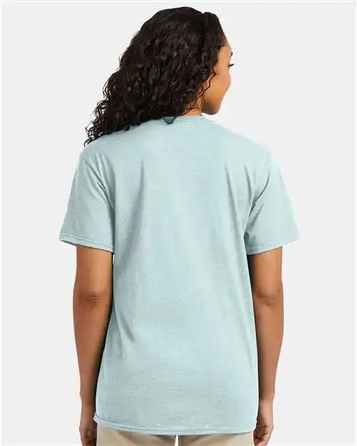 Hanes 4980 Perfect-t T-shirt - Marbled Ice Fall