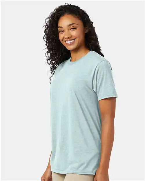 Hanes 4980 Perfect-t T-shirt - Marbled Ice Fall