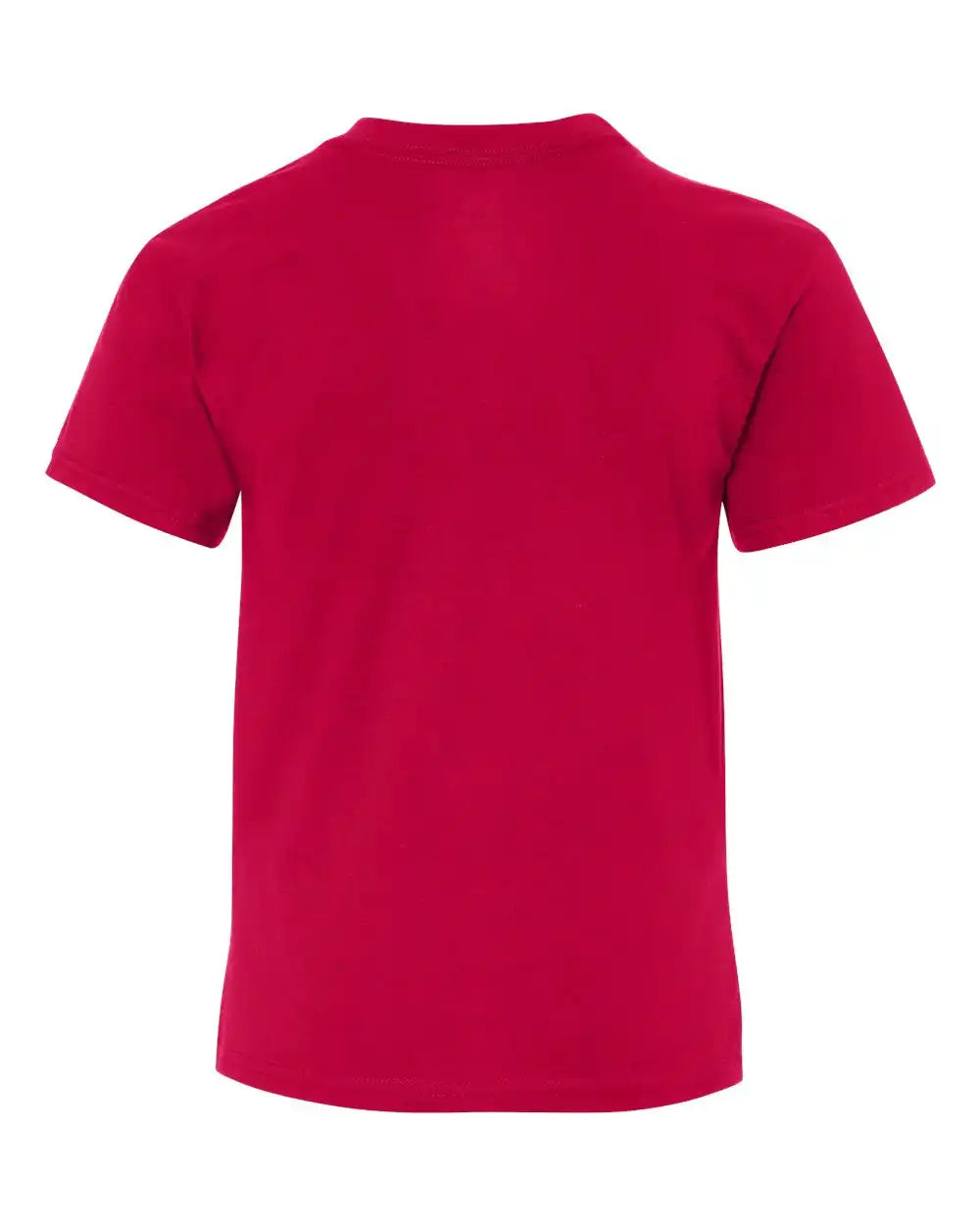 Hanes 498y Perfect-t Youth T-shirt - Deep Red