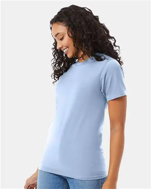 Hanes 5180 Beefy-t® T-shirt - Light Blue