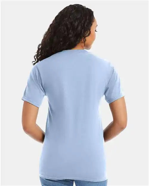 Hanes 5180 Beefy-t® T-shirt - Light Blue