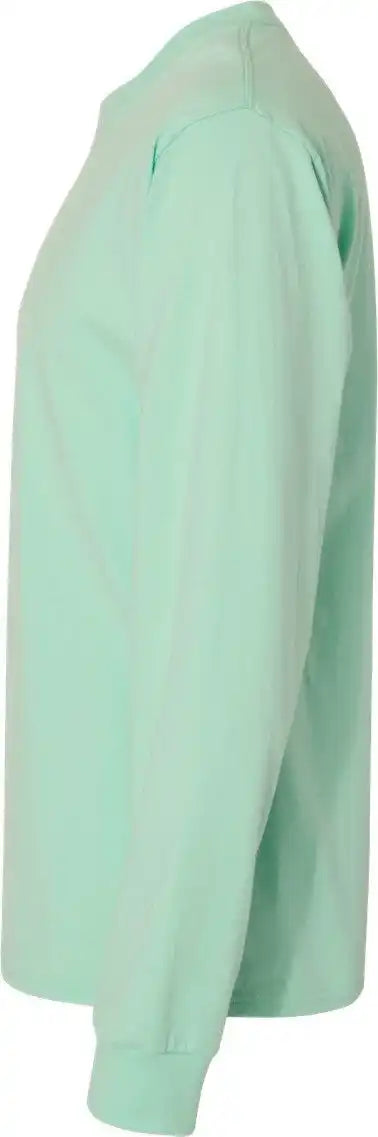 Hanes 5186 Beefy-t® Long Sleeve T-shirt - Clean Mint